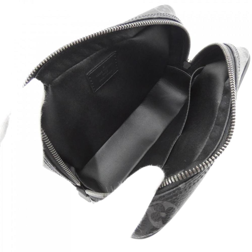 LOUIS VUITTON Black Monogram Pouch - Picture 6 of 7